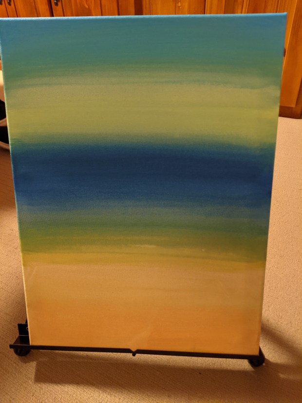 At The Beach - Phase 1 | Sandra Burns Art