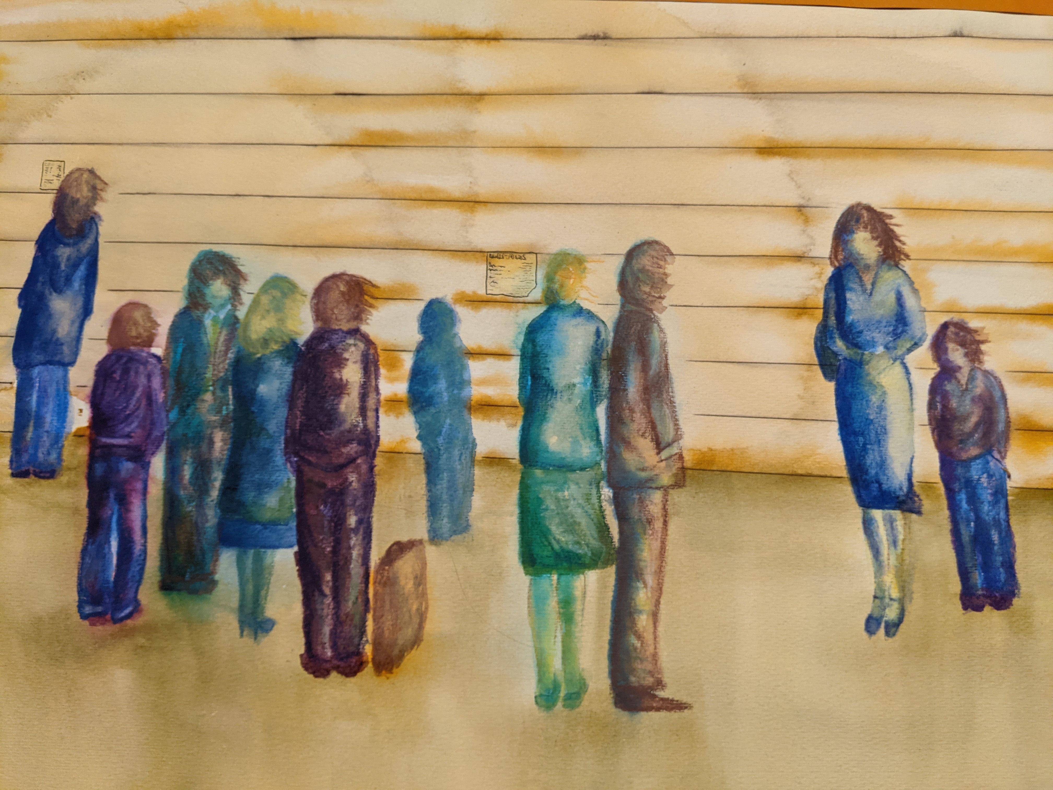 Trains Due | Sandra Burns Art