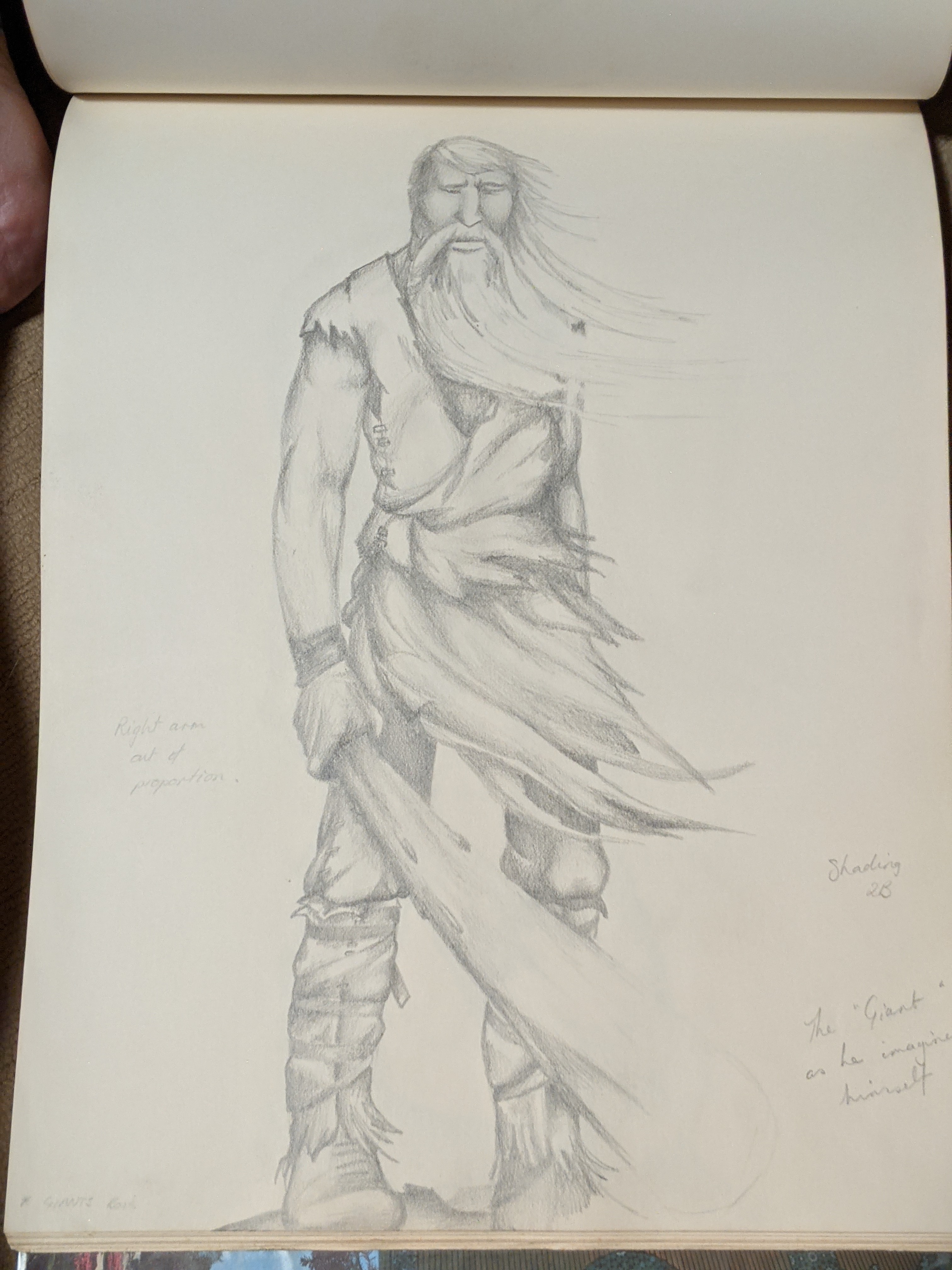 Sketchbook Giant (Dreamer) | Sandra Burns Art