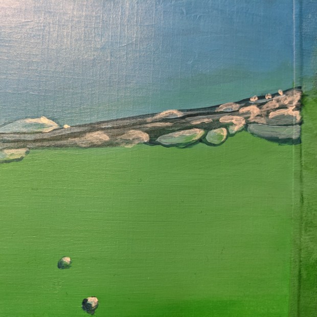 seal bubbles work in progress | Sandra Burns Art