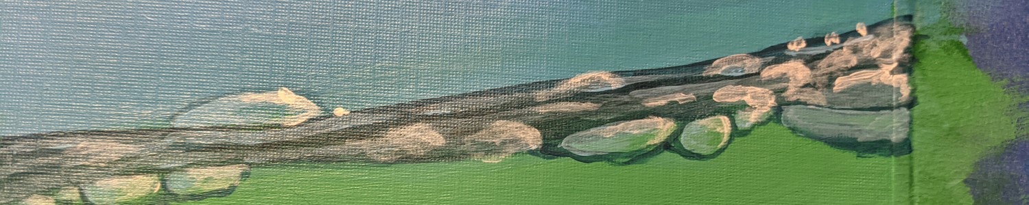 seal bubbles work in progress | Sandra Burns Art