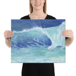 ocean wave 50x40 canvas print - Sandra Burns ART
