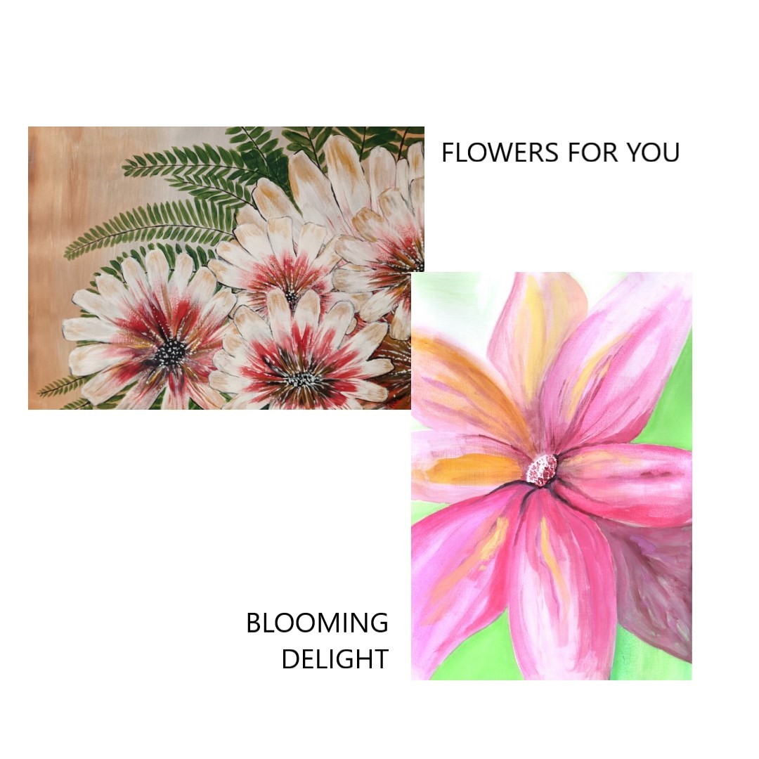 flower artwork - Sandra Burns ART