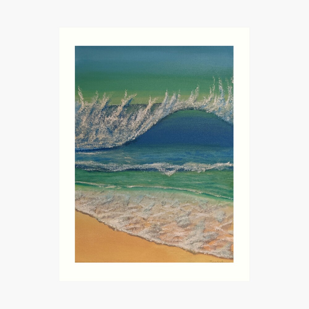 At The Beach poster print - Sandra Burns ART