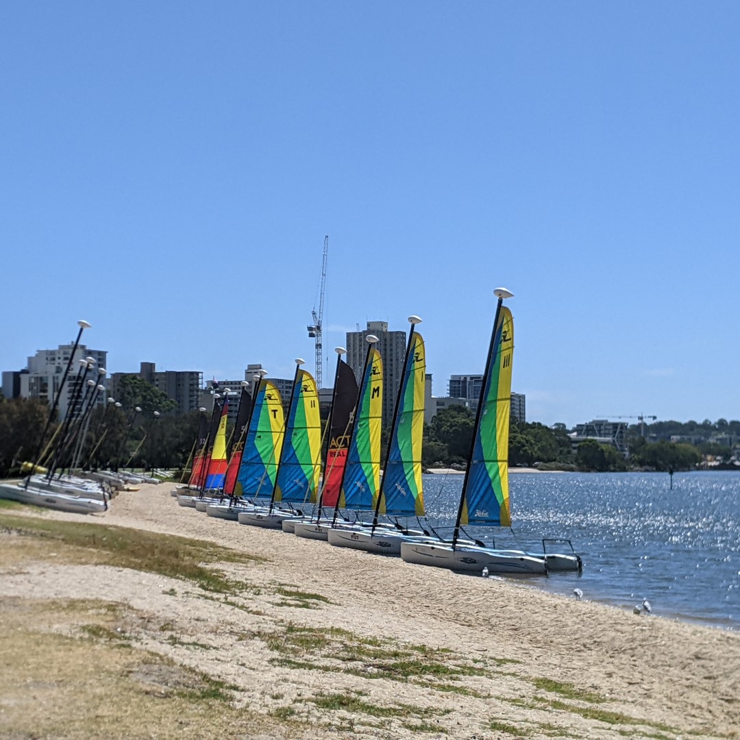 South Perth catamarans | Sandra Burns Photography