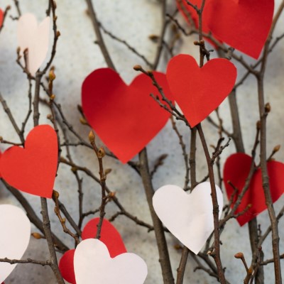 Fan Love - A make-believe tree of love hearts