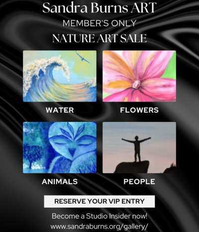 Member Sale - Sandra Burns ART - Become a Studio Insider so you don't miss out!