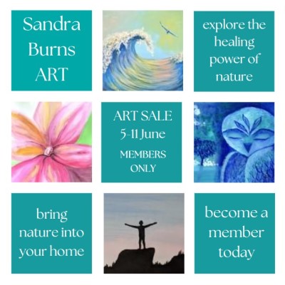 Member Sale - Sandra Burns ART - Become a Studio Insider so you don't miss out!