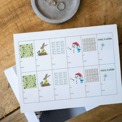 Printable Gift Tags for Christmas - by Sandra Burns ART