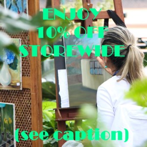 Enjoy 10% OFF! No minimum purchase required. Everything in my store is crafted to bring the healing power of nature into your home. Sign up now! #australianartist #discountcode