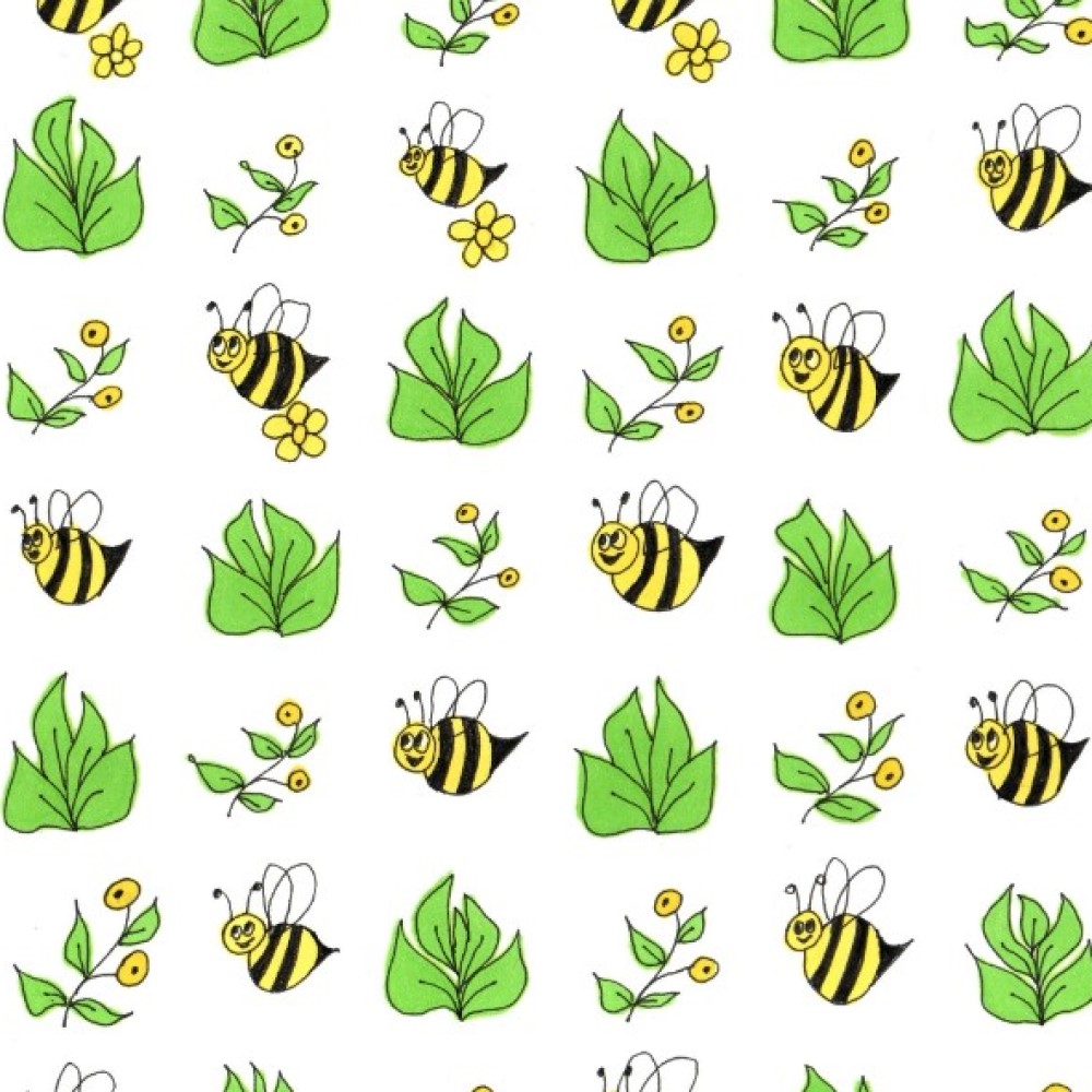 Bee Pattern - by Sandra Burns ART