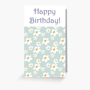 Daisy Love - birthday card - Sandra Burns ART