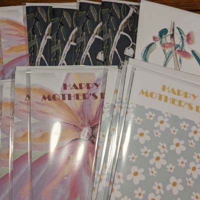 Floral Cards by Sandra Burns ART - in store at Lilypilly Flowers