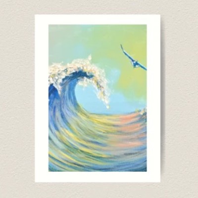 By The Sea print unframed - Sandra Burns ART