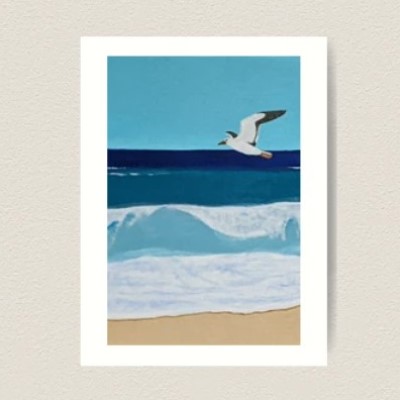 Ocean Vibe print unframed - Sandra Burns ART