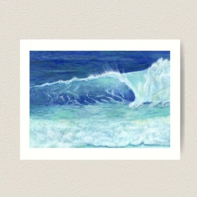 Ocean Wave print unframed - Sandra Burns ART