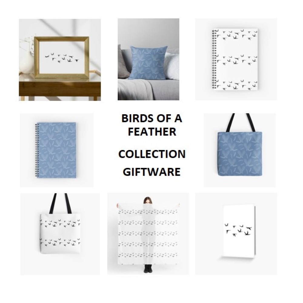 Birds of a Feather - collection by Sandra Burns Art - nature inspired designs - a stunning reminder to embrace freedom - available at Sandra Burns ART