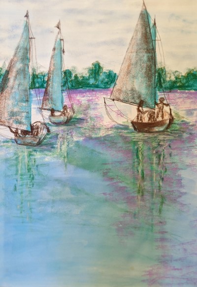 SUNDAY SAILING - Sandra Burns ART