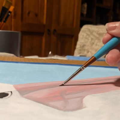 Australian Pelican - painting by Sandra Burns ART