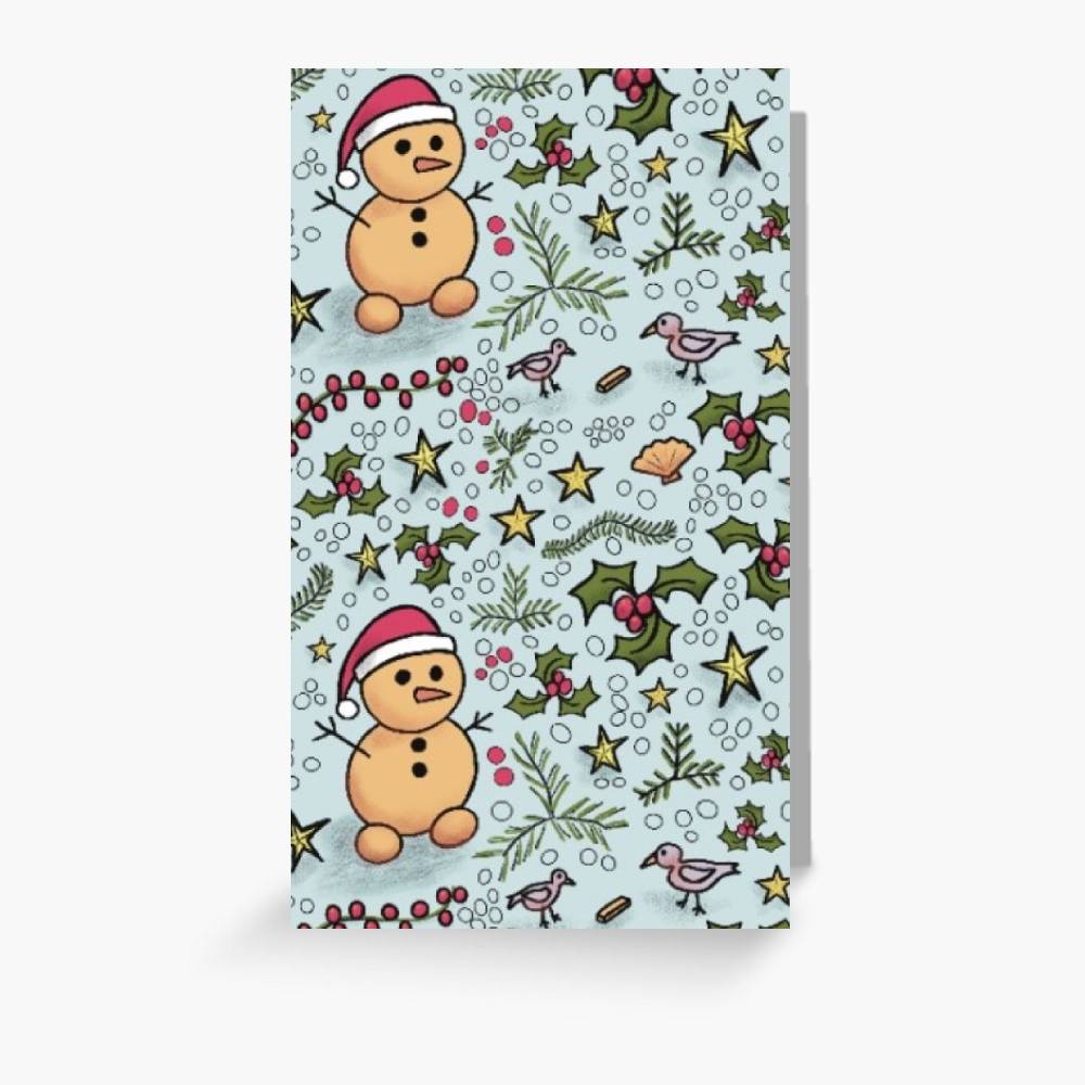 Summer Christmas - greeting card - Sandra Burns ART