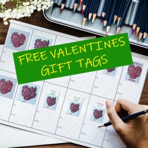 Free Valentines Gift Tags - Sandra Burns ART