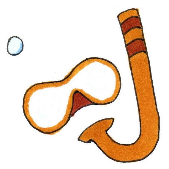 Mask & Snorkel - Sandra Burns ART