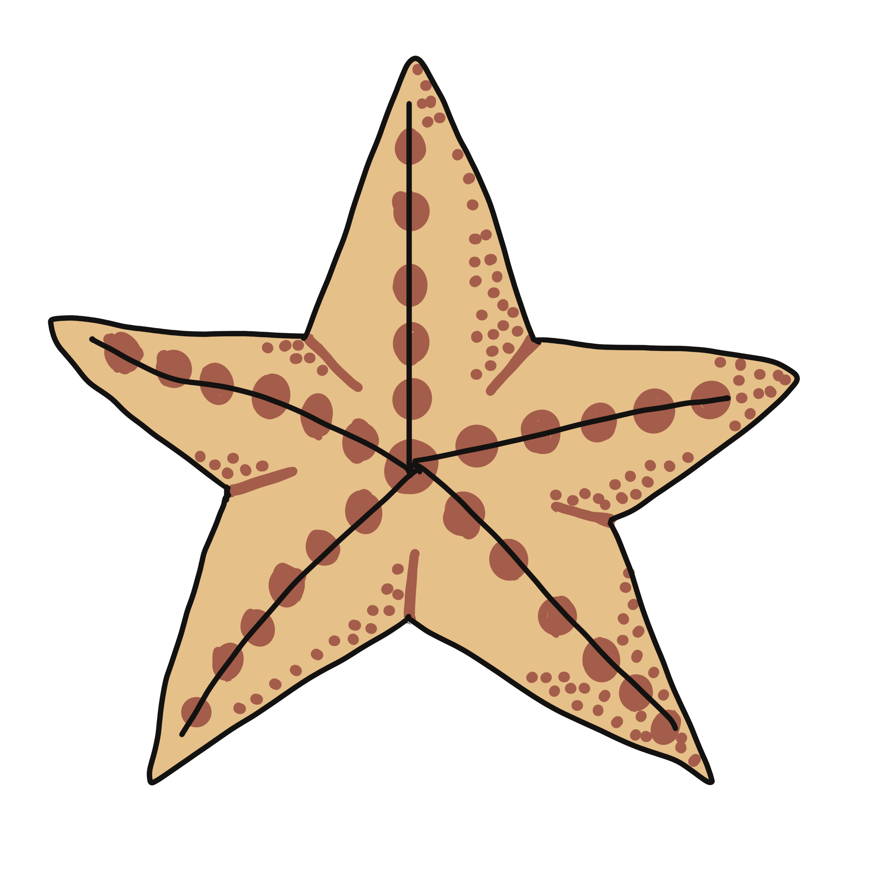 Cute Starfish - Sandra Burns ART