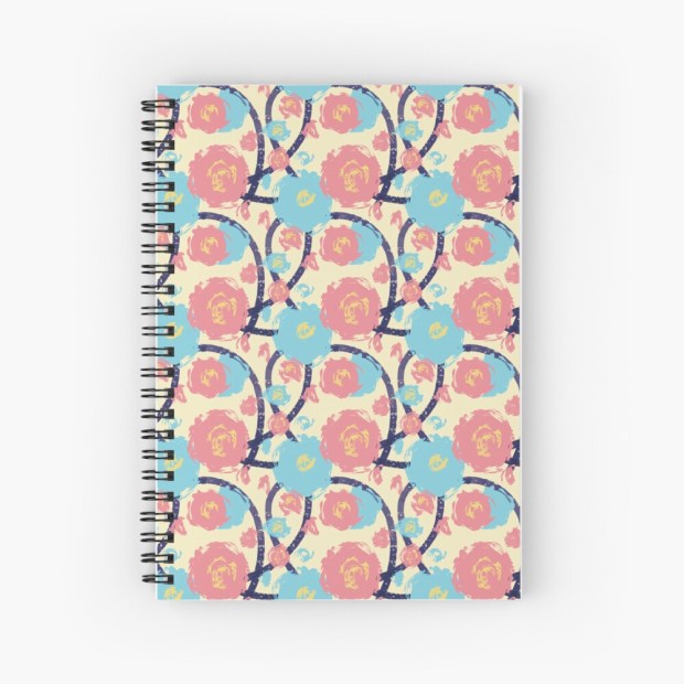 Picnic Party spiral notebook by Sandra Burns ART