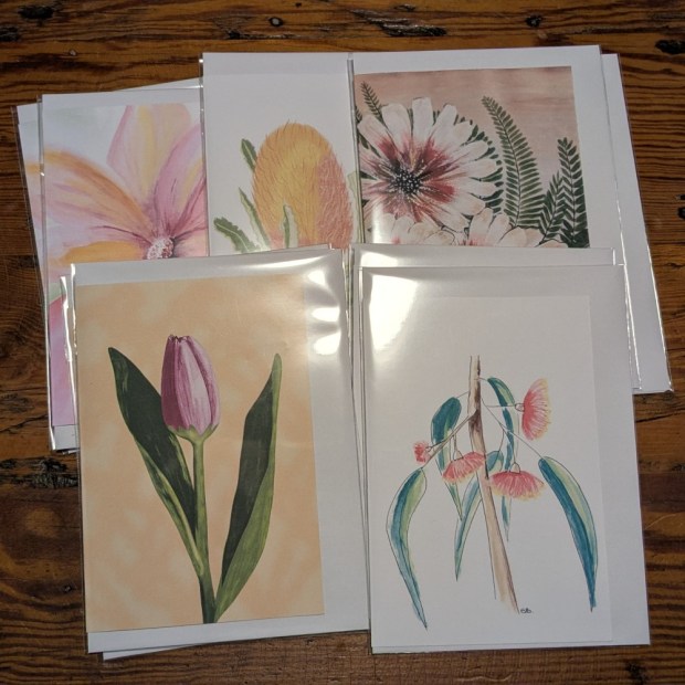 Greeting Cards reorder at Lilypilly Florist - Sandra Burns ART