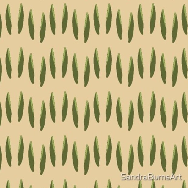 TULIP LEAF CREAM - by Sandra Burns ART